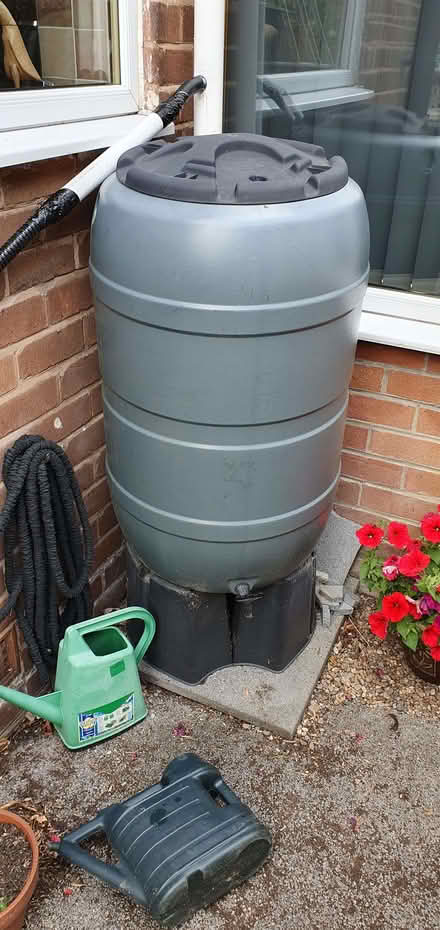 Photo of free Water butt, free to a good home. Stand included (Woodhouse Mill S13) #1