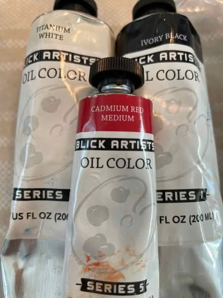 Photo of free Oil artists paints by Blick (Mt View near Springer / Cuesta) #1