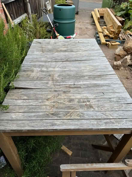 Photo of free Garden table with 4 chairs (Thorpe St Andrew NR7) #1