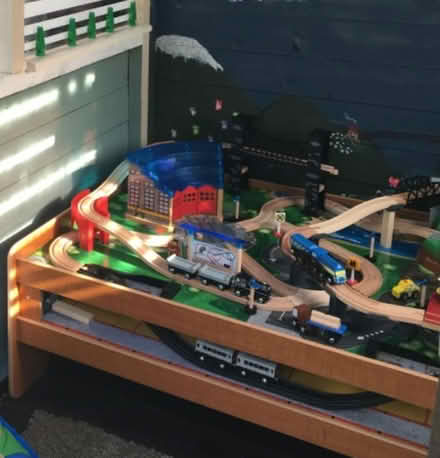 Photo of free Wooden train set with table (Breaston Derby) #1