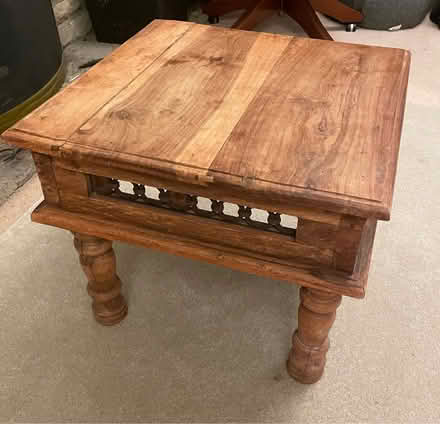 Photo of free Rustic wooden side table (Wickford SS11) #1