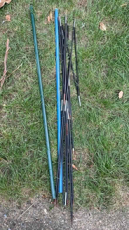 Photo of free tent poles and broom handles (Costessey NR8) #1