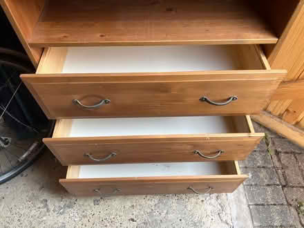 Photo of free Wooden IKEA chest of drawers (Surbiton, KT5) #3