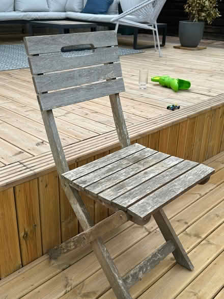 Photo of free Garden table with 4 chairs (Thorpe St Andrew NR7) #2