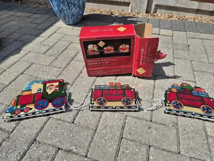 Photo of free Santa train window silhouette (Welling) #1