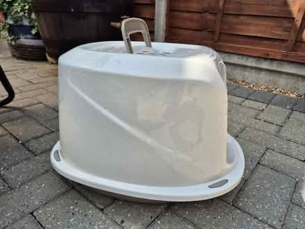 Photo of free Enclosed cat litter tray (Welling) #2