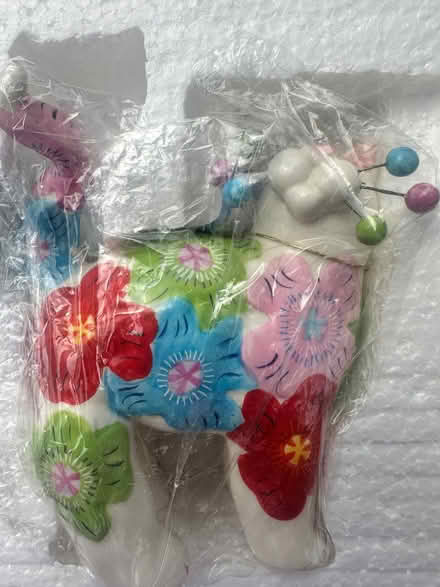 Photo of free Whimsiclay cat ornament (Monkwick CO2) #1