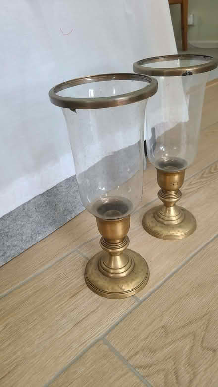 Photo of free Brass candle holders / lanterns /lamps (Woodley RG5) #2
