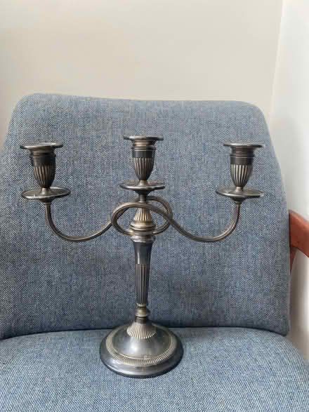 Photo of free Pewter candlestick (Hove (Blatchington windmill)) #1