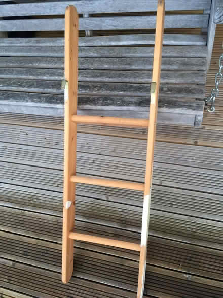 Photo of free Pine ladder for midi sleeper 117cm (St James’s Square, Bath) #3