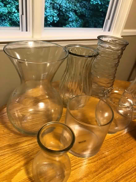 Photo of free Collection of glass vases (Upper Saddle River NJ 07458) #2