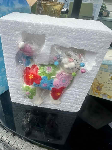Photo of free Whimsiclay cat ornament (Monkwick CO2) #2