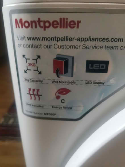 Photo of free Montpellier compact dryer (Ashton-U-Lyne OL6) #2