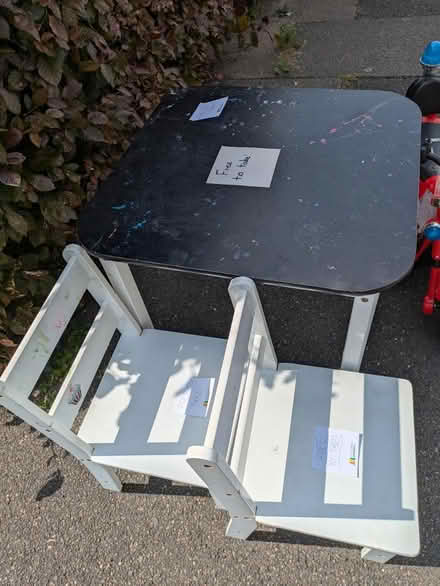 Photo of free Children's table and chairs (Wollaton) #1