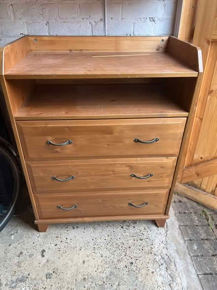 Photo of free Wooden IKEA chest of drawers (Surbiton, KT5) #1
