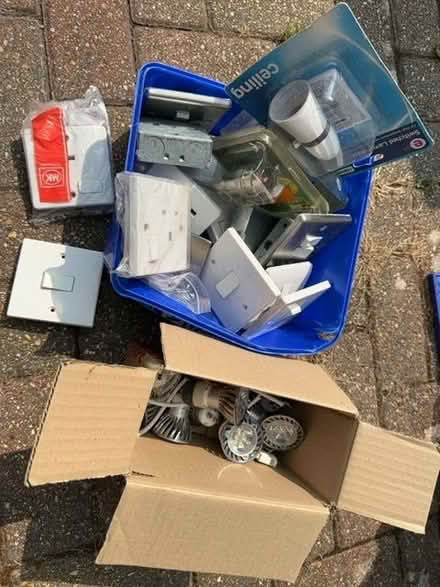 Photo of free Used electrical fittings (Cosham PO6) #1