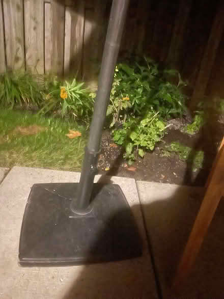 Photo of free Patio umbrella and stand (Meadowvale, Mississauga) #3