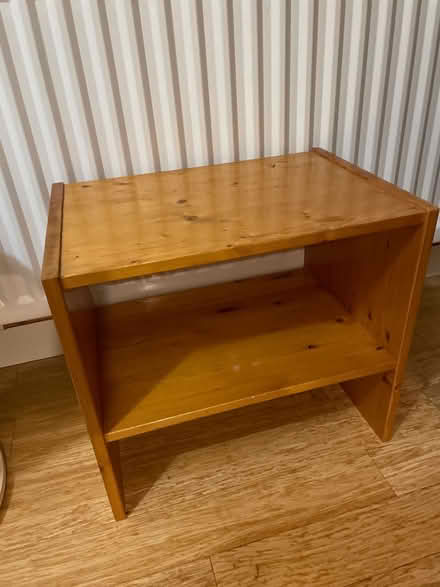 Photo of free Small wood shelf unit (Mount Florida) #1