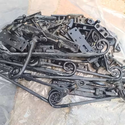 Photo of free Black metal window fittings (Worcester) #1