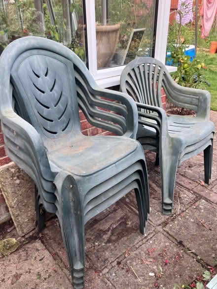 Photo of free Plastic garden chairs (Eastergate PO22) #1