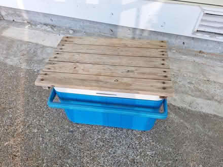 Photo of free Small cooler with bench seat (South Lynnwood) #3