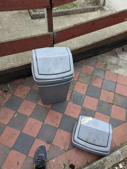 Photo of free 2 x plastic bins (Bruce Grove N17) #2