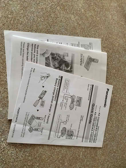 Photo of free Panasonic answerphone and remote (Caernarfon LL55) #4