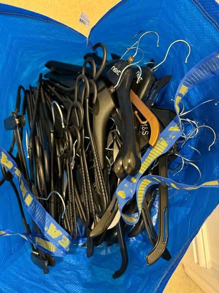 Photo of free Clothes hangers. Various (RG7) #1