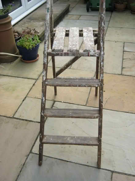 Photo of free vintage stepladder (Loughborough LE11) #2