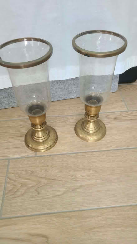 Photo of free Brass candle holders / lanterns /lamps (Woodley RG5) #1