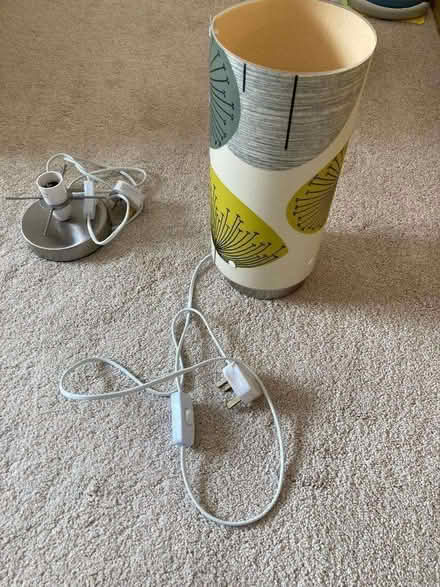 Photo of free Table lamp and spare base (Weeping Cross ST17) #1