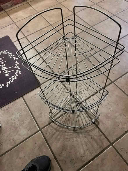 Photo of free Metal corner stand/shelves (Gardner near Friendly’s) #1