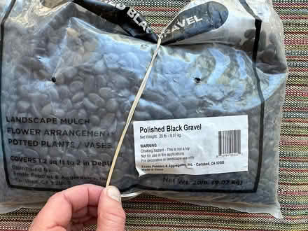 Photo of free Polished Black Stones 10lbs (Fairfax) #1