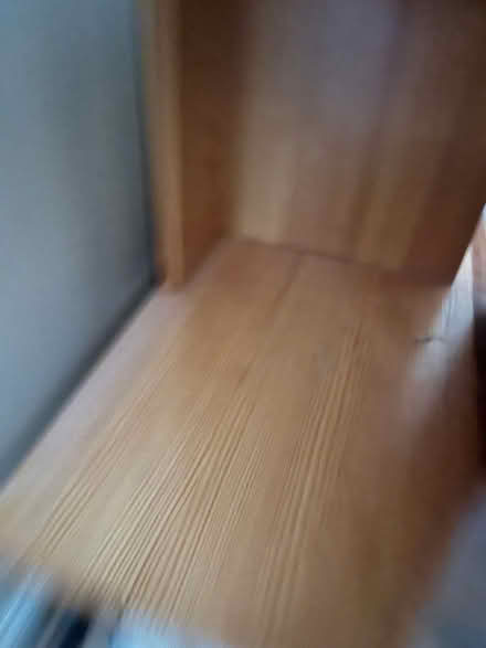 Photo of free Solid wood two tier display (Halethorpe) #3