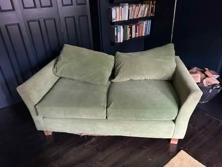 Photo of free Velvet sofa (SE21 (West Dulwich)) #1