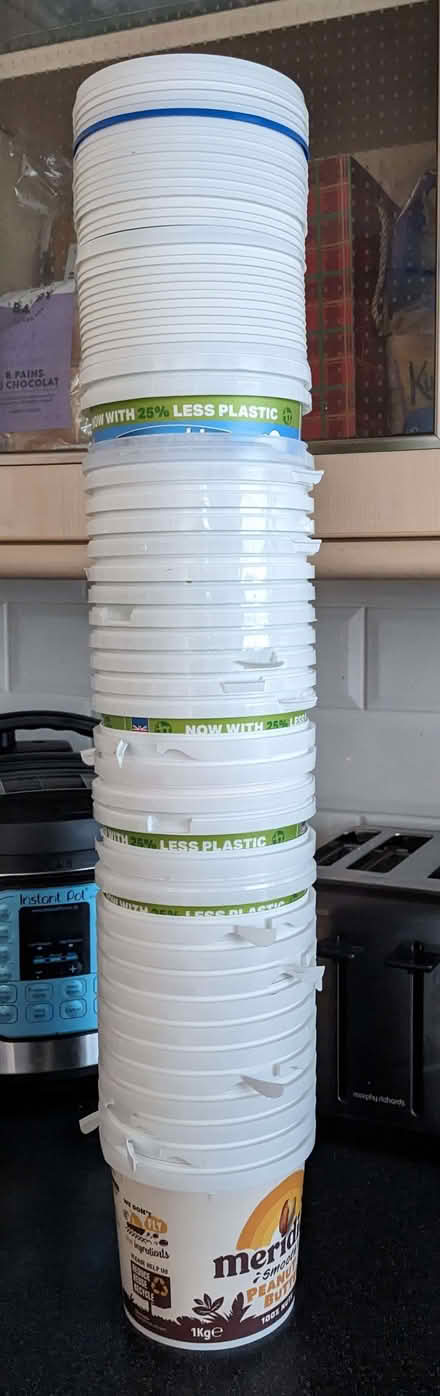 Photo of free Glass jars & lidded plastic tubs (Walton on the Hill L9) #2