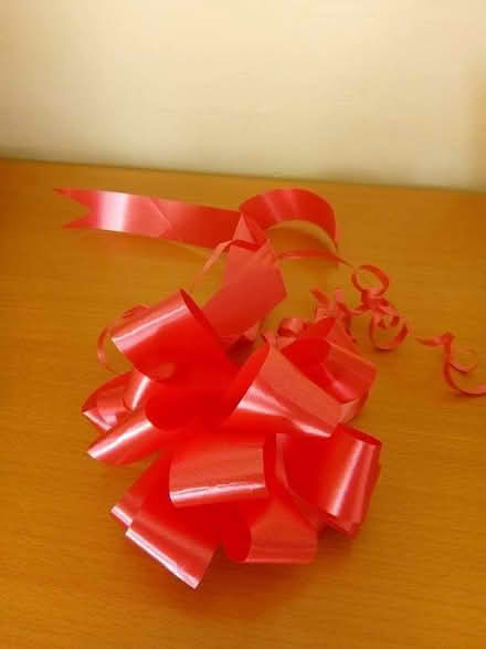 Photo of free Red ribbon bow (Woodbridge IP12) #1
