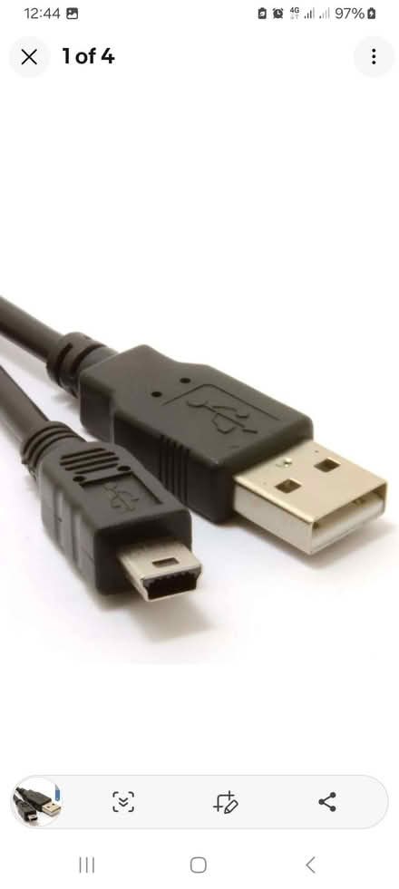 Photo of Blackberry type data charger cable (Harlow CM20) #1