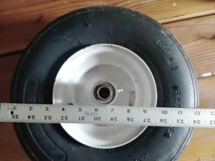 Photo of free Wheel for wheelbarrow (Kendall Park near Finnegans Ln) #1