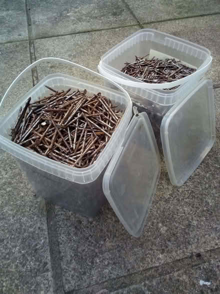 Photo of free 3 & 2 inch nails 18kg total (Great Missenden HP16) #1