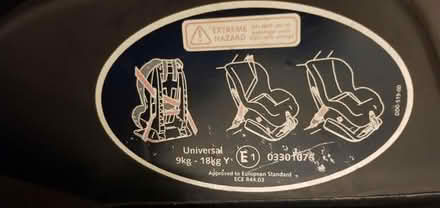 Photo of free Britax universal child car seat (B17) #2