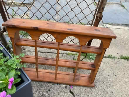 Photo of free Vintage wood shelf (New Rochelle) #1