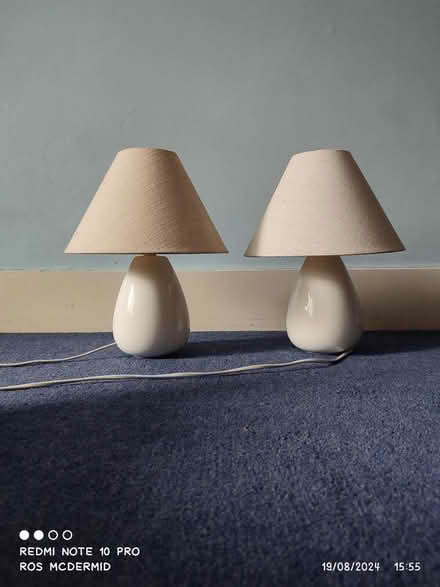 Photo of free 2 small lamps (Aldwick PO21) #1
