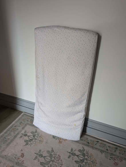 Photo of free Cot mattress + cover (Ravenscourt Park W6) #1