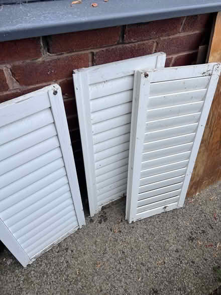 Photo of free 3 Louvre doors (Dronfield S18) #1
