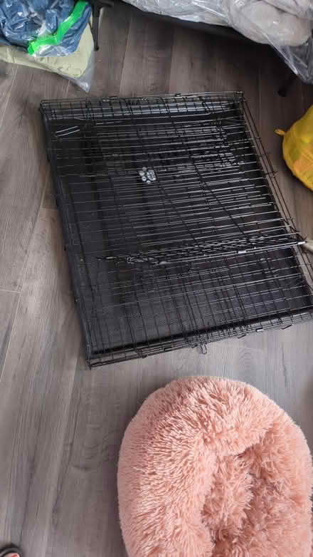 Photo of free Very large slanted car dog crate (Chessington KT9) #1