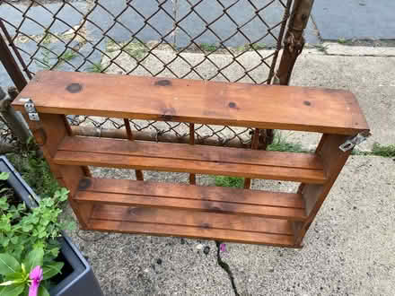 Photo of free Vintage wood shelf (New Rochelle) #2