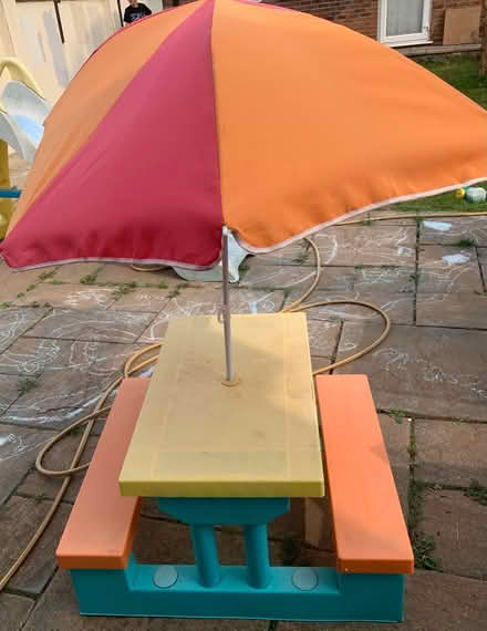 Photo of free Children’s table garden table/bench (Newbury Park) #2