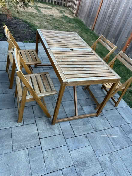 Photo of free IKEA patio furniture set (North Kirkland/South Bothell) #1