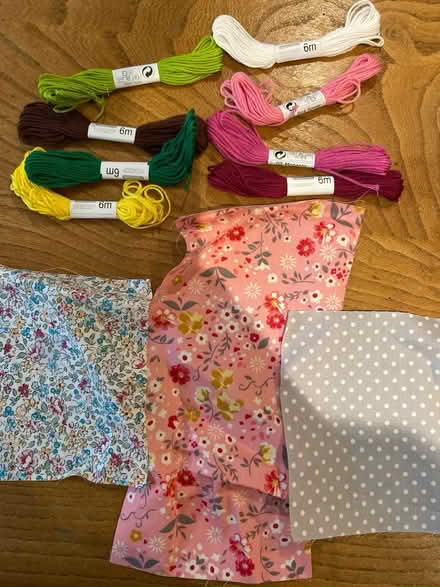 Photo of free Embroidery thread and material (Brookwood GU24) #1
